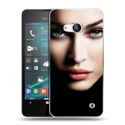 Дизайнерский пластиковый чехол для Microsoft Lumia 550 Меган Фокс
