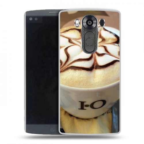 Дизайнерский пластиковый чехол для LG V10 Кофе напиток