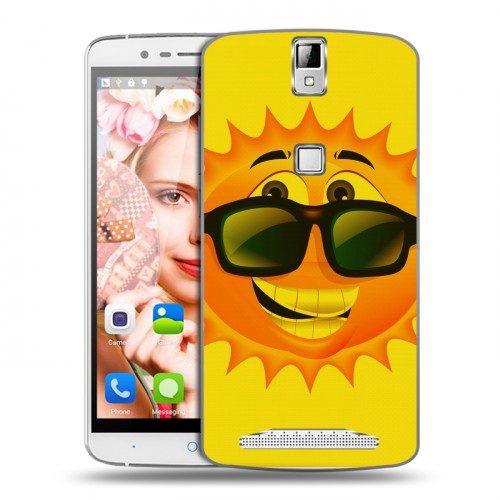 Дизайнерский пластиковый чехол для Elephone P8000 Солнце