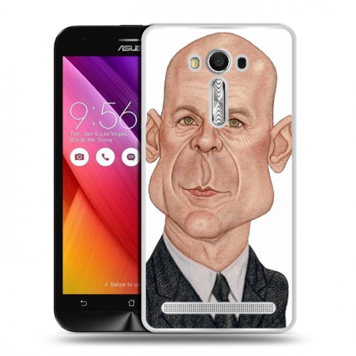 Дизайнерский пластиковый чехол для ASUS Zenfone 2 Laser 5 ZE500KL Bruce willis