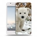Дизайнерский пластиковый чехол для HTC One A9 Медведи