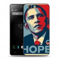 Дизайнерский силиконовый чехол для Doogee X5 Барак Обама