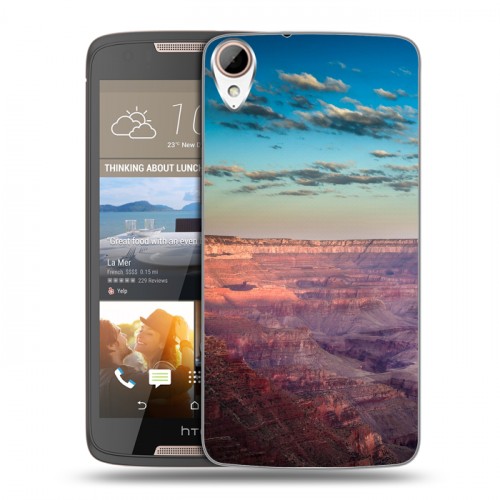 Дизайнерский силиконовый чехол для HTC Desire 828 каньоны