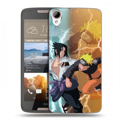 Дизайнерский пластиковый чехол для HTC Desire 828 Наруто