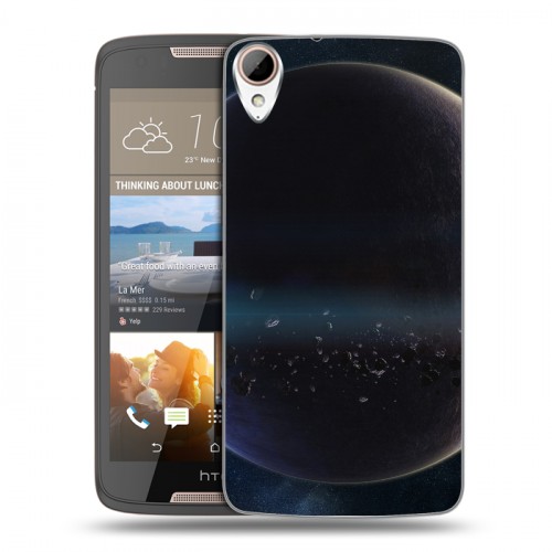 Дизайнерский пластиковый чехол для HTC Desire 828 Астероиды