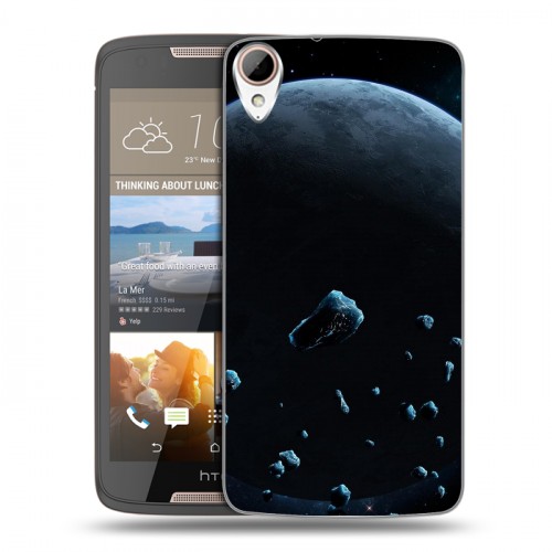Дизайнерский пластиковый чехол для HTC Desire 828 Астероиды