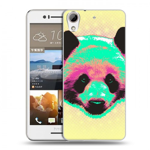 Дизайнерский пластиковый чехол для HTC Desire 728 Животный поп-арт