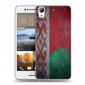 Дизайнерский пластиковый чехол для HTC Desire 728 Флаг Белоруссии