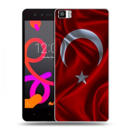 Дизайнерский силиконовый чехол для BQ Aquaris M5 Флаг Турции