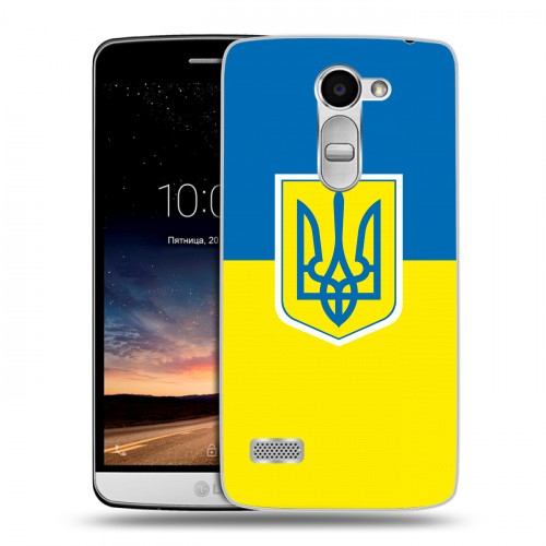 Дизайнерский пластиковый чехол для LG Ray Флаг Украины