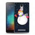 Дизайнерский пластиковый чехол для Xiaomi RedMi Note 3 Снеговик
