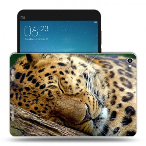 Дизайнерский силиконовый чехол для Xiaomi Mi Pad 2 Леопард