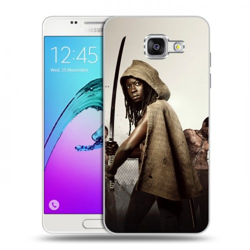 Дизайнерский силиконовый чехол для Samsung Galaxy A5 (2016) ходячие мертвецы