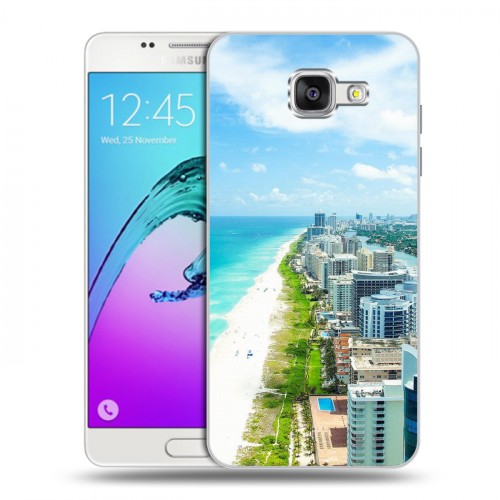 Дизайнерский силиконовый чехол для Samsung Galaxy A5 (2016) пляж