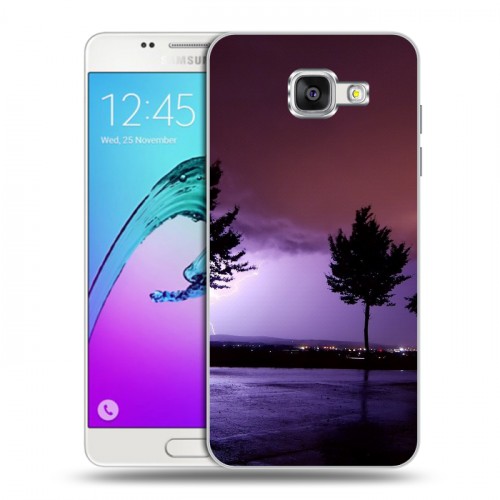 Дизайнерский силиконовый чехол для Samsung Galaxy A5 (2016) молния