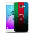 Дизайнерский силиконовый чехол для Samsung Galaxy A5 (2016) Флаг Азербайджана