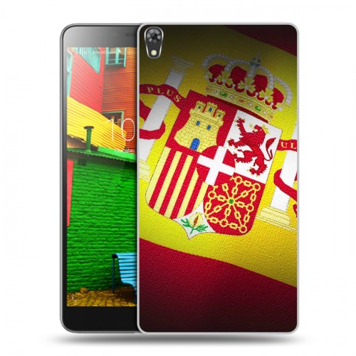 Дизайнерский силиконовый чехол для Lenovo Phab флаг Испании