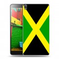 Дизайнерский силиконовый чехол для Lenovo Phab Флаг Ямайки