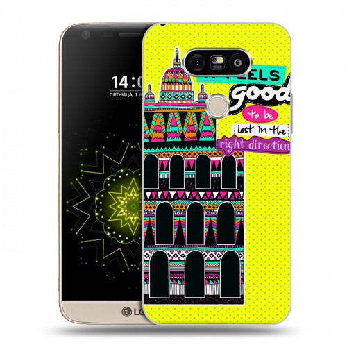 Дизайнерский пластиковый чехол для LG G5 Яркие достопримечательности