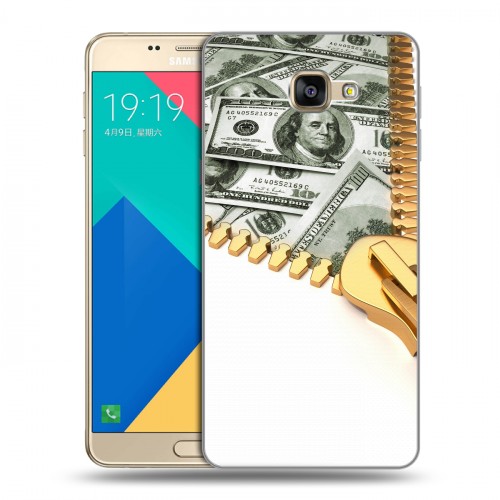 Дизайнерский силиконовый чехол для Samsung Galaxy A9 Текстуры денег