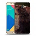 Дизайнерский силиконовый чехол для Samsung Galaxy A9 Медведи