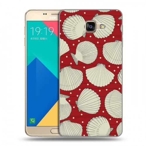 Дизайнерский силиконовый чехол для Samsung Galaxy A9 Морские шаблоны