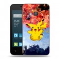 Дизайнерский силиконовый чехол для Alcatel One Touch Pixi 4 (4) Pokemon Go