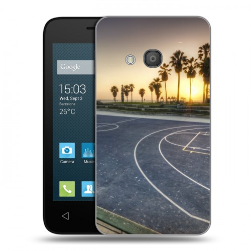 Дизайнерский силиконовый чехол для Alcatel One Touch Pixi 4 (4) Лос-Анджелес