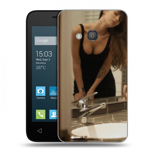 Дизайнерский силиконовый чехол для Alcatel One Touch Pixi 4 (4) меган фокс