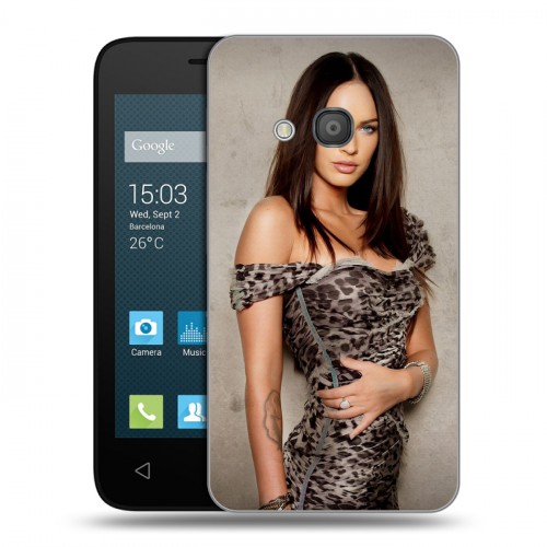 Дизайнерский силиконовый чехол для Alcatel One Touch Pixi 4 (4) Меган Фокс