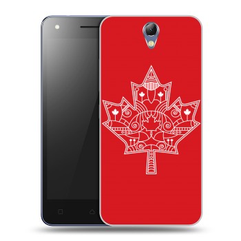 Дизайнерский силиконовый чехол для Lenovo Vibe S1 Lite Флаг Канады (на заказ)