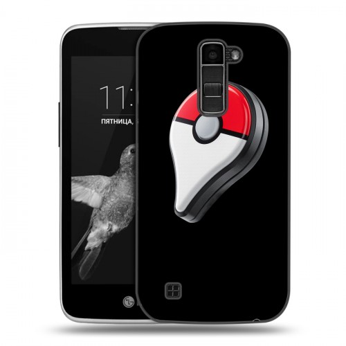 Дизайнерский пластиковый чехол для LG K7 Pokemon Go