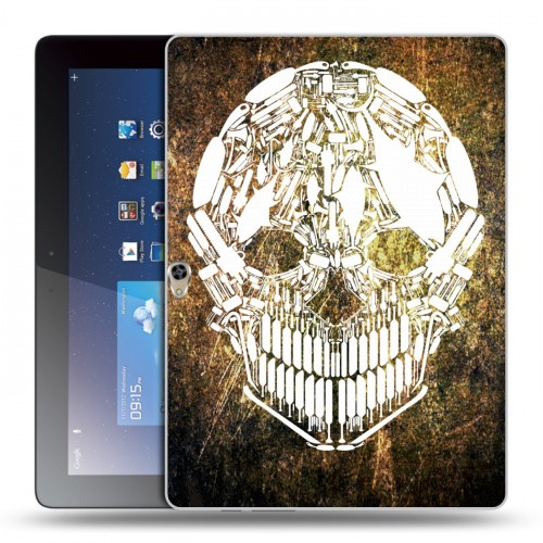 Дизайнерский силиконовый чехол для Huawei MediaPad M2 10 Текстурные черепа