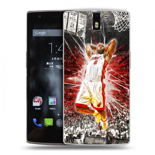 Дизайнерский силиконовый чехол для OnePlus One НБА
