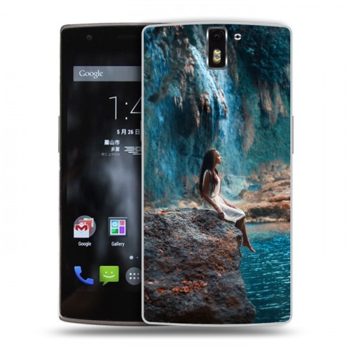 Дизайнерский силиконовый чехол для OnePlus One водопады