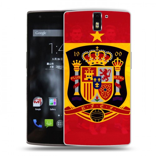 Дизайнерский силиконовый чехол для OnePlus One флаг Испании