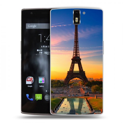 Дизайнерский силиконовый чехол для OnePlus One Париж