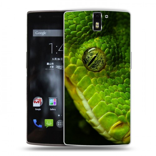 Дизайнерский силиконовый чехол для OnePlus One Змеи
