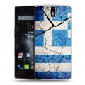 Дизайнерский силиконовый чехол для OnePlus One Флаг Греции