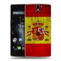 Дизайнерский силиконовый чехол для OnePlus One Флаг Испании
