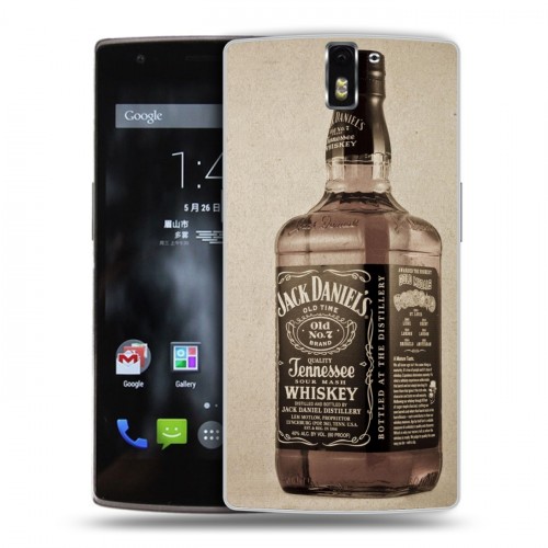 Дизайнерский силиконовый чехол для OnePlus One Jack Daniels