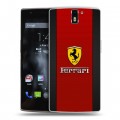 Дизайнерский силиконовый чехол для OnePlus One Ferrari
