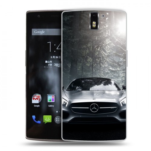 Дизайнерский силиконовый чехол для OnePlus One Mercedes