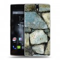 Дизайнерский силиконовый чехол для OnePlus One Текстура камня