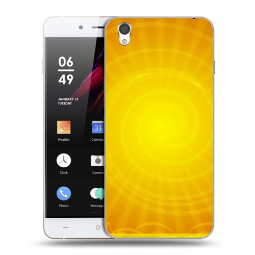 Дизайнерский пластиковый чехол для OnePlus X Солнце