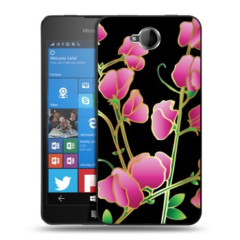 Дизайнерский силиконовый чехол для Microsoft Lumia 650 Люксовые цветы (на заказ)