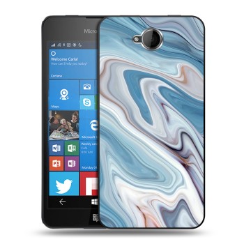 Дизайнерский силиконовый чехол для Microsoft Lumia 650 Керамика (на заказ)