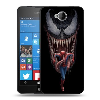 Дизайнерский силиконовый чехол для Microsoft Lumia 650 Веном (2018) (на заказ)