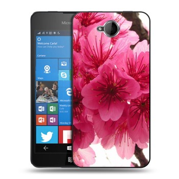 Дизайнерский силиконовый чехол для Microsoft Lumia 650 Сакура (на заказ)