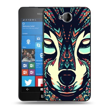 Дизайнерский силиконовый чехол для Microsoft Lumia 650 Животные ацтеков (на заказ)